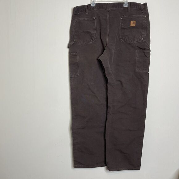Carhartt Double Knee Canvas Pants Duck Dungaree Original Fit B136 DKB Size 40X34 - Picture 4 of 5